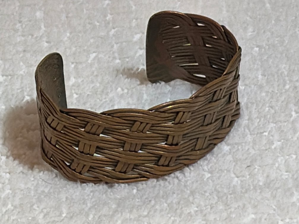 Braided Copper Cuff