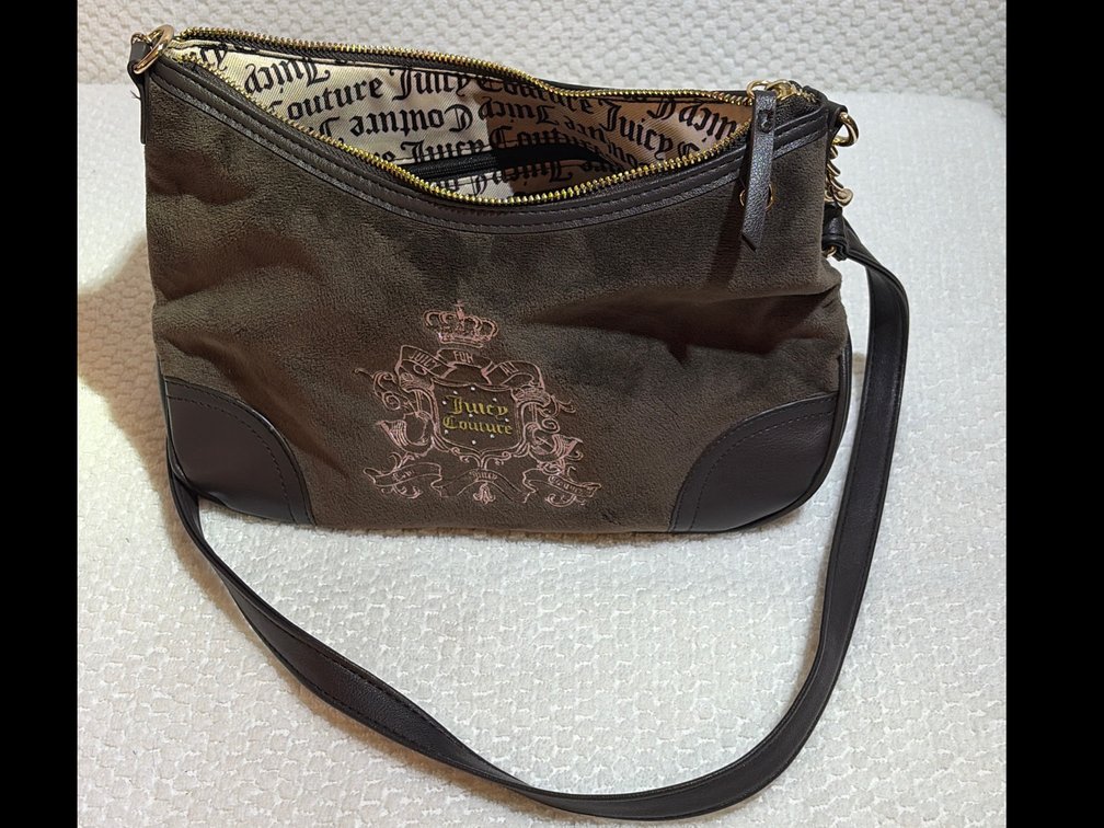 Velour Juicy Couture Juicy For All Hobo Crossbody