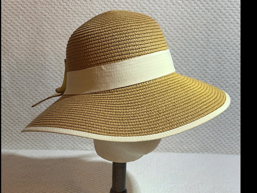 Backless Sun Hat with Bow
