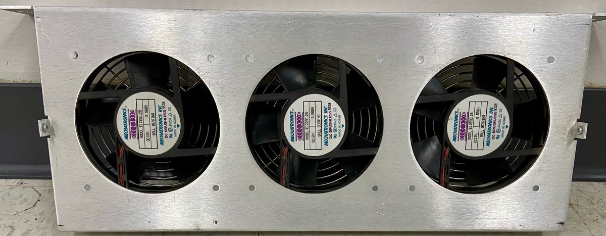 56. Cooling Fan Panel with 3ea 120mm X 25mm 12VDC Fans