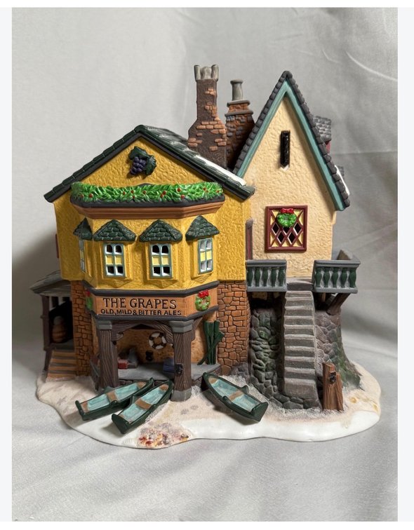 Department 56 Dickens' Village Series: "The Grapes Inn".