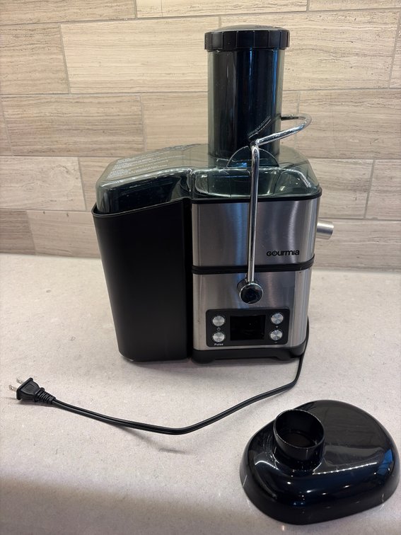 Gourmia 6-Speed Digital Wide Mouth Juicer designed for extracting juice from whole fruits and vegetables