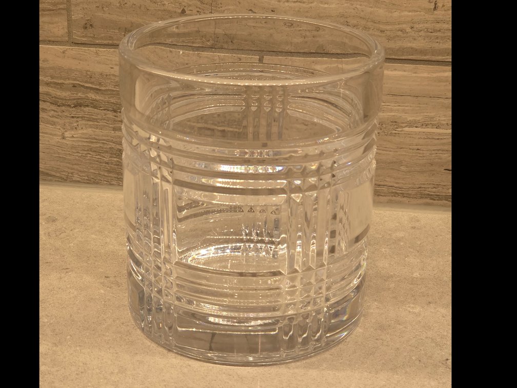 Vintage Ralph Lauren Crystal Glenn Plaid Ice Bucket