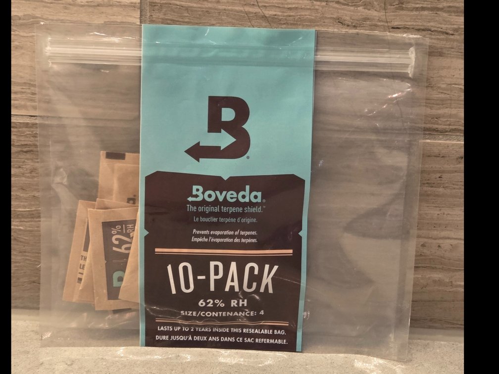 10-pack of Boveda 62% RH 2-Way Humidity Control packets (Size 4)