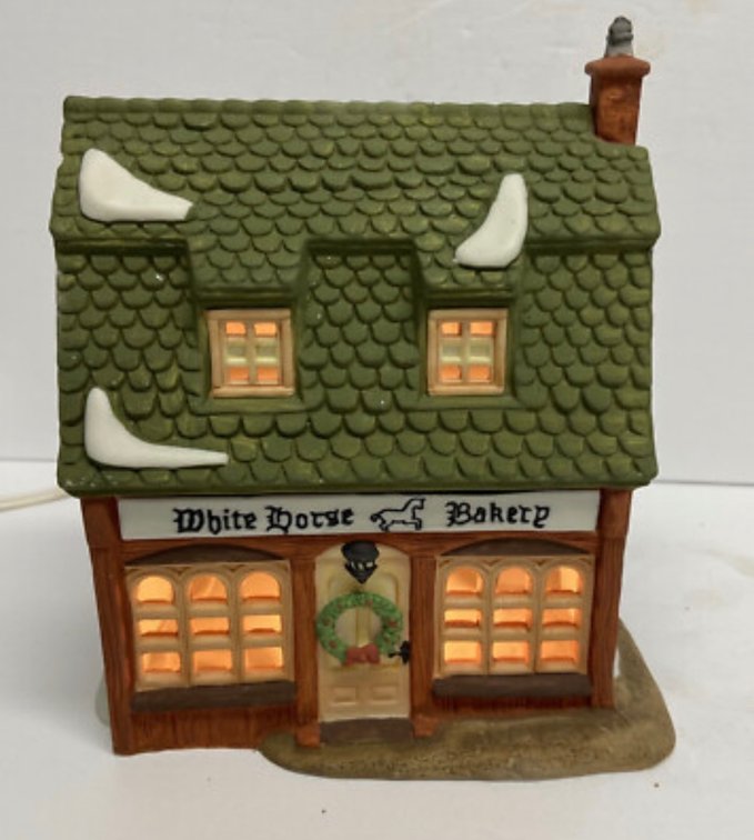 Department 56 "White Horse Bakery" from the Dickens' Village Series