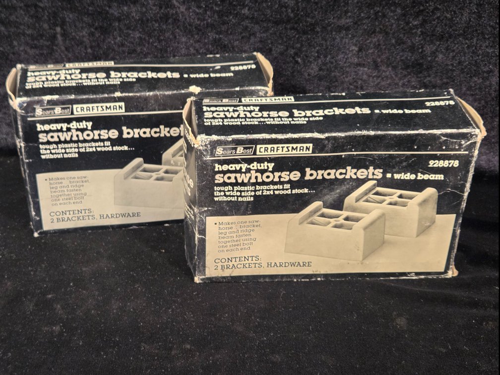 2 2pk Heavy Duty Sawhorse Brackets