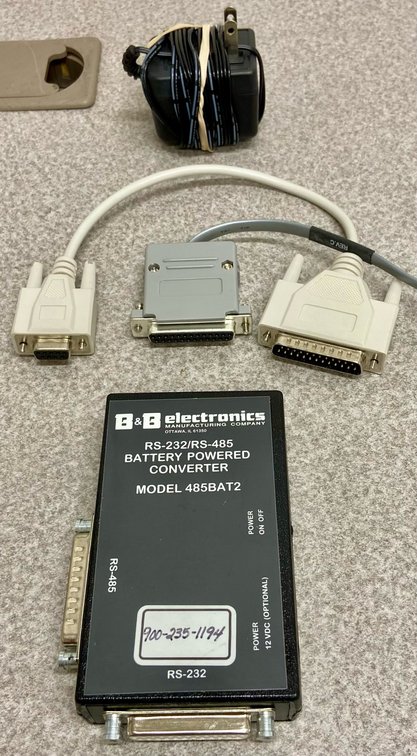 98. B&B Electronics 485BAT2 RS-232/RS-485 Battery Powered Converter, Complete Kit