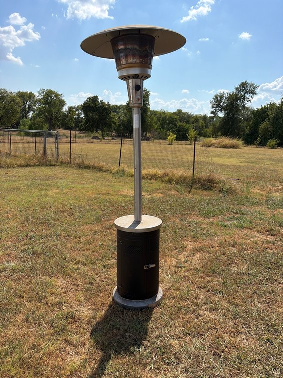 Propane, outdoor heater tower