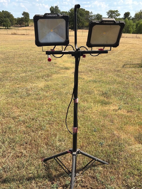 Husky double halogen work light