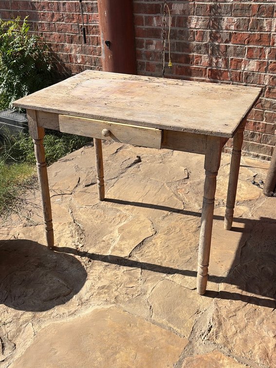 Antique Pine table 24 x 36