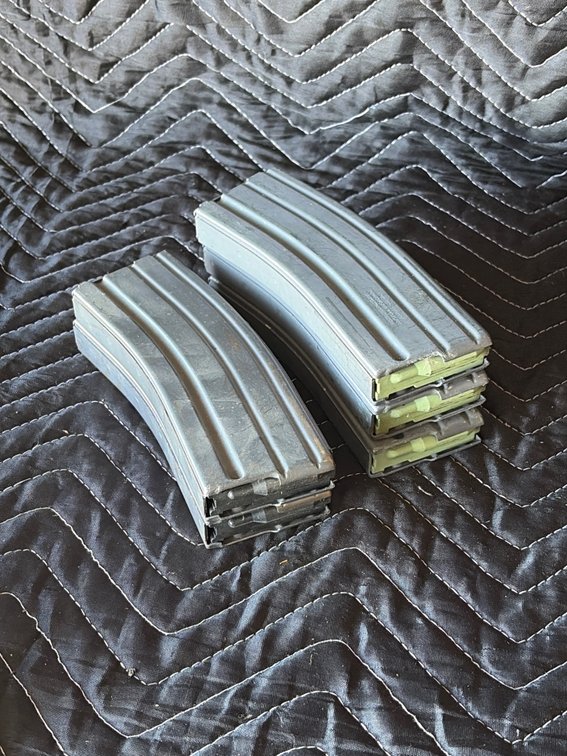 M16 30 round magazines (5) plus 1 20 round mag