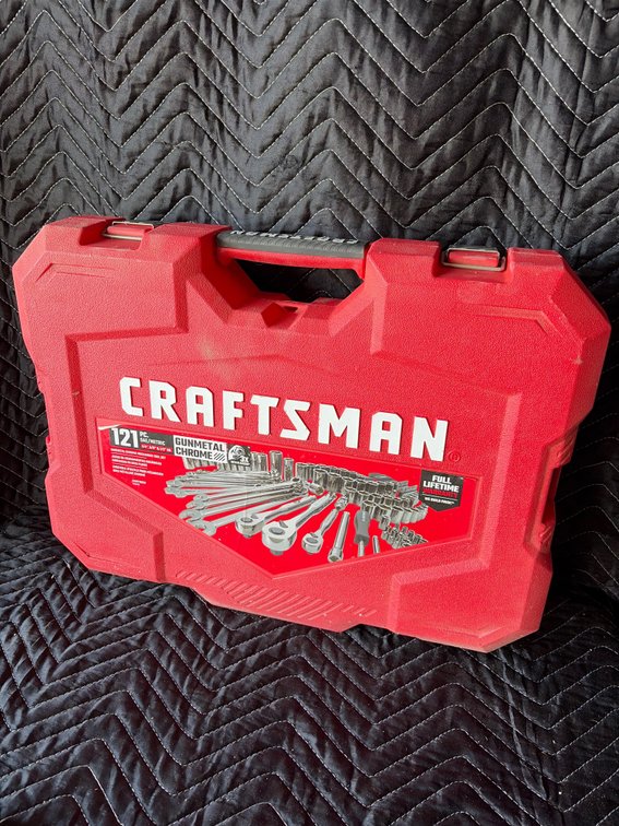 Craftsman 121 peace SAE/metric tool, set sockets and wrenches