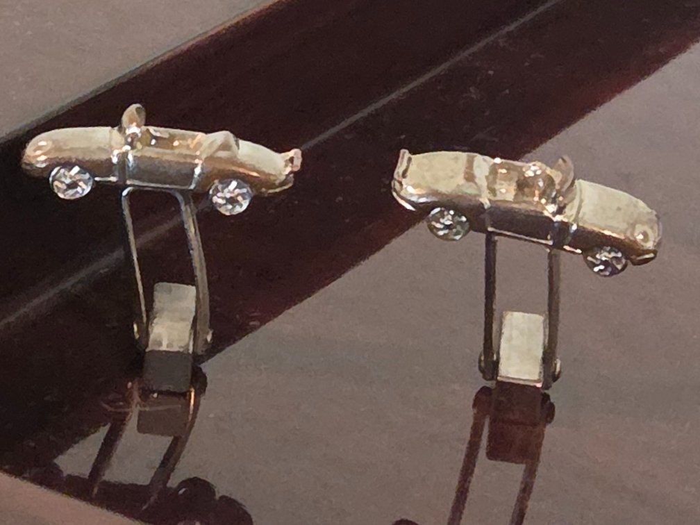 Vintage Banana Republic Chevy Convertible Cufflinks