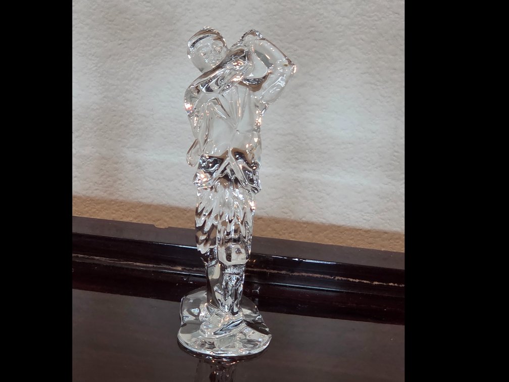 Vintage Waterford Crystal Male Golfer Figurine