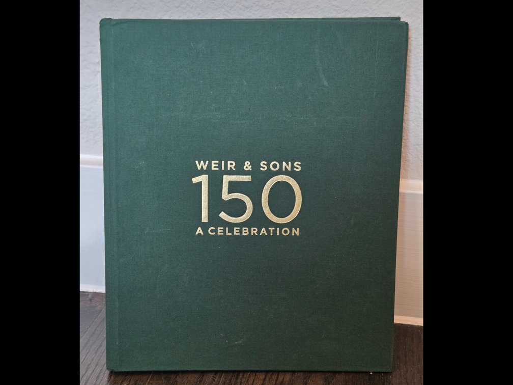 Commemorative coffee table book Weir & Sons 150 – A Celebration