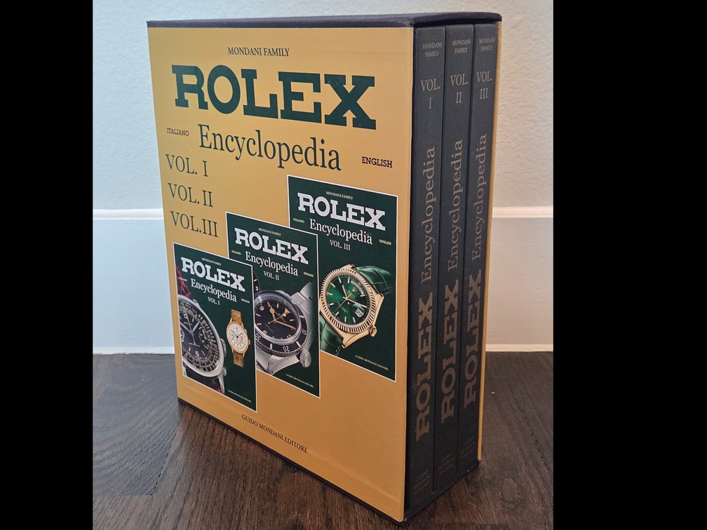 Rolex Encyclopedia three-volume box set by the Mondani Family