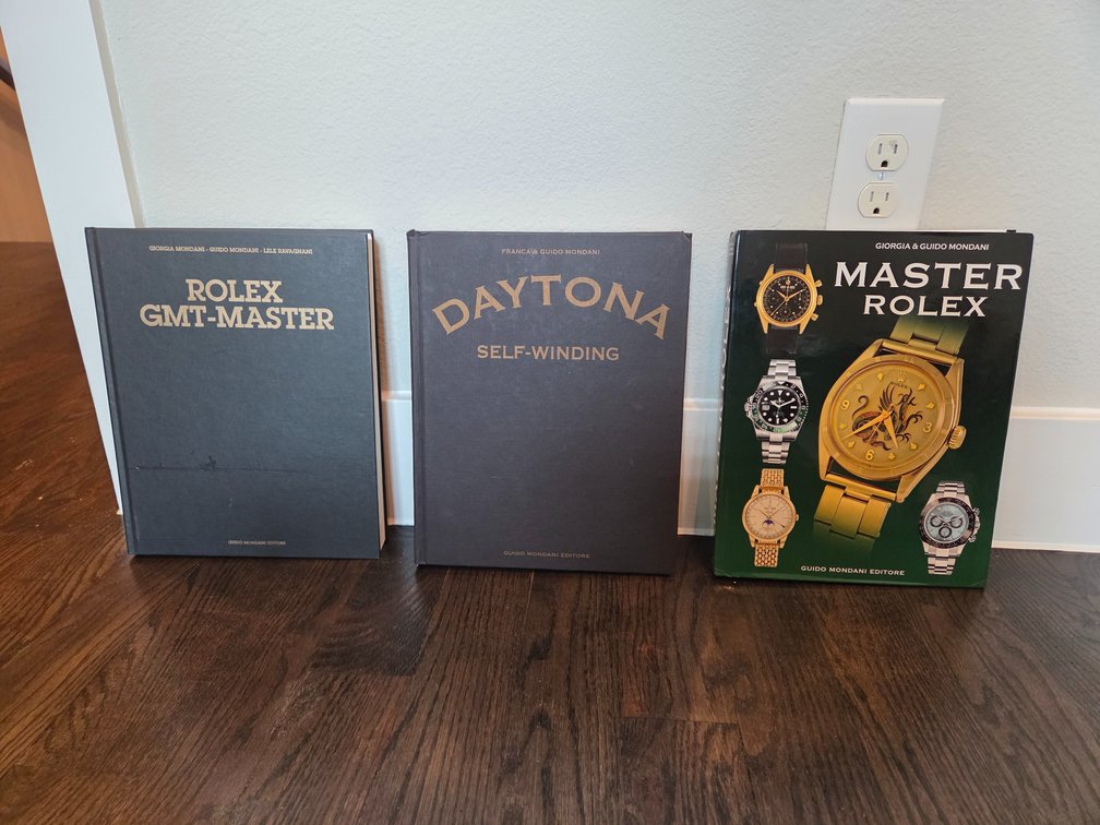 3 Luxury reference guides for Rolex watch collectors published by Mondani Books