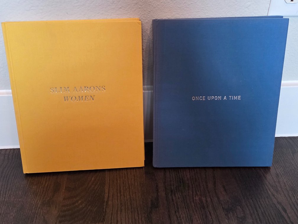 2 photography books by famous American photographer Slim Aarons
