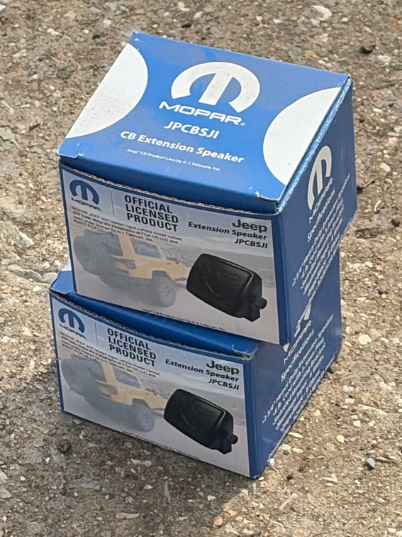 (2) Mopar jPCBSJI CB extension speakers