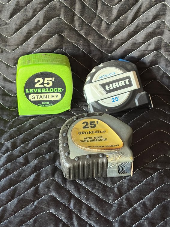 Heart, Stanley, workforce 25 foot tapes
