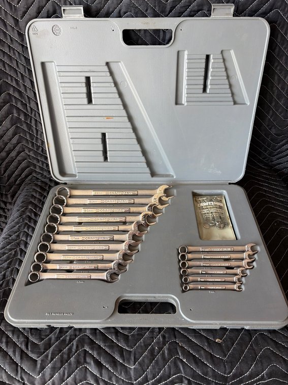 Craftsman metric wrench set