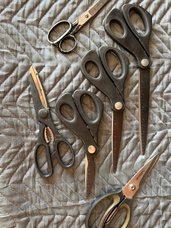 Group of scissors