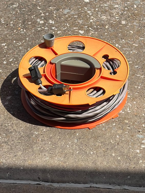 Extension cord and reel