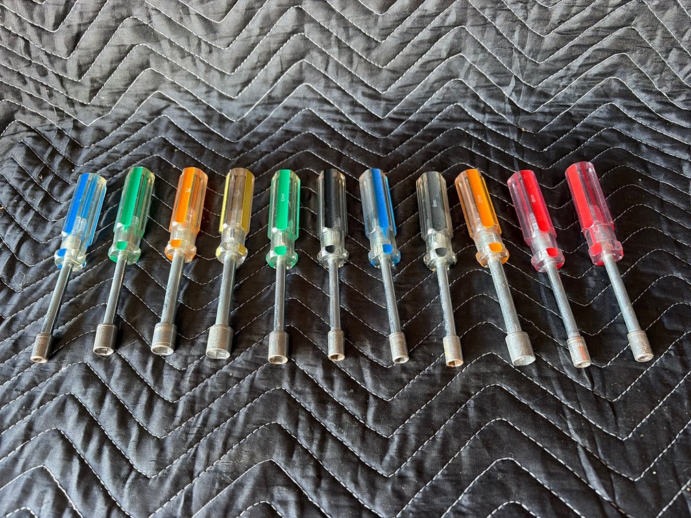 Nut drivers SAE and metric