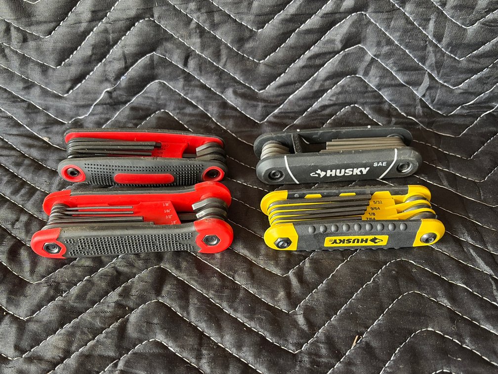 SAE hex key set
