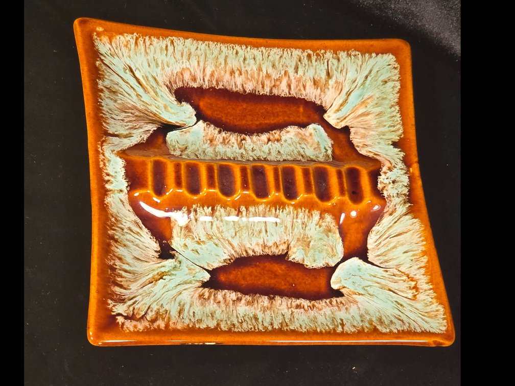 MCM ceramic square ashtray