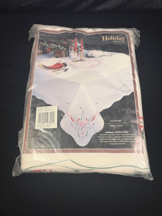 Tessile holiday 1327, cotton 66 x 102 tablecloth with napkins