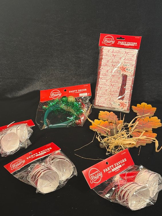 Party favors and decor