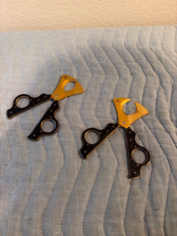 (2) XIFEI scissor style cigar cutters