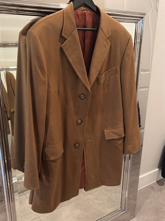 Michael Bespoke Atelier cashmere overcoat