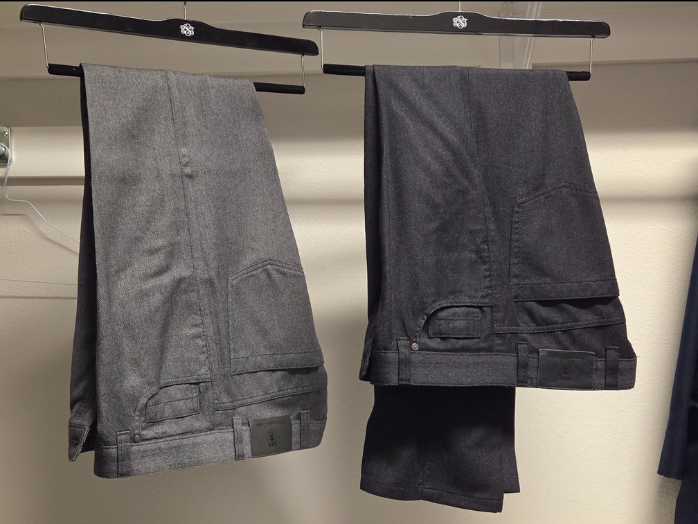 2 pairs Ermenegildo Zegna size 34 lightweight slacks