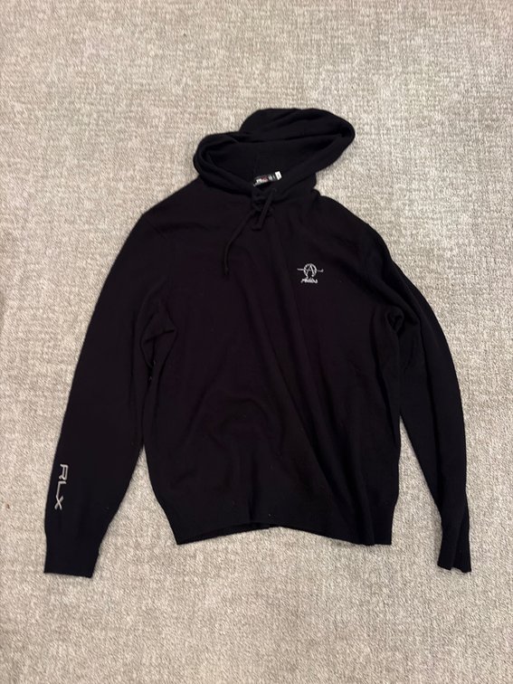 Ralph Lauren sports hoodie men’s black large