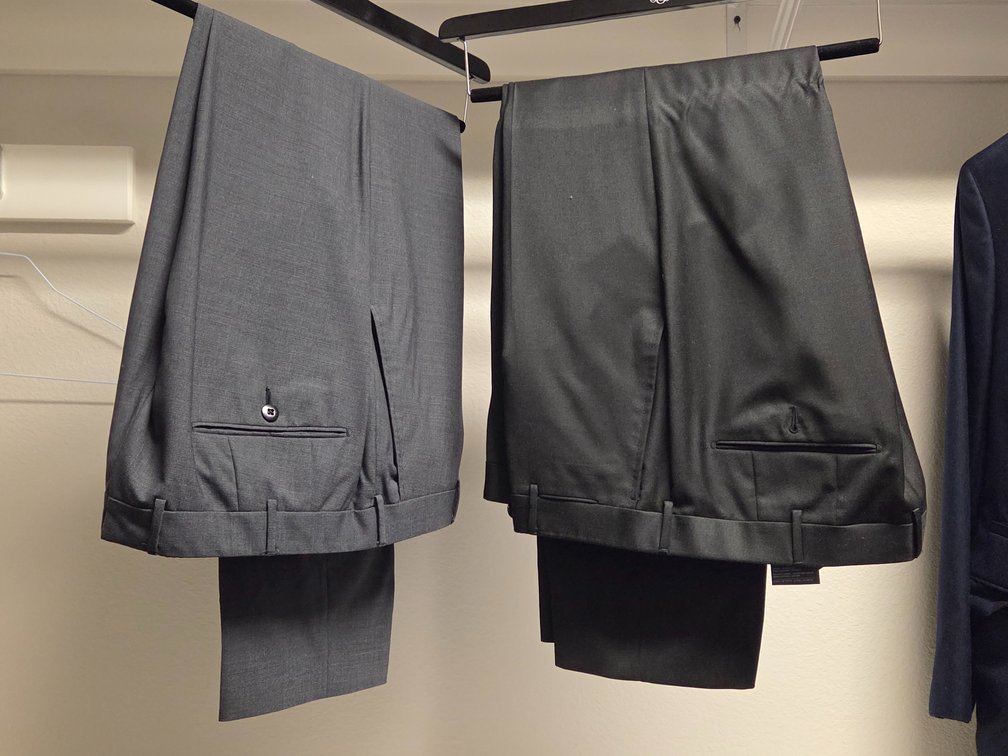 2 pairs Ermenegildo Zegna Trousers US 35-36 waist