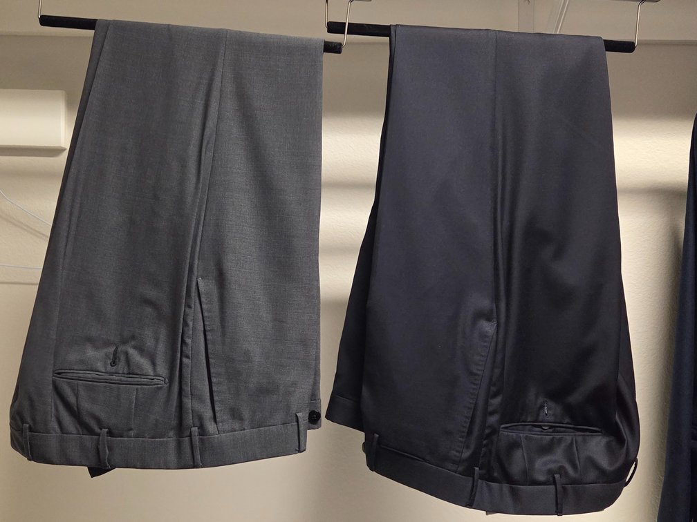 2 pairs Ermenegildo Zegna Trousers US 35-36 waist