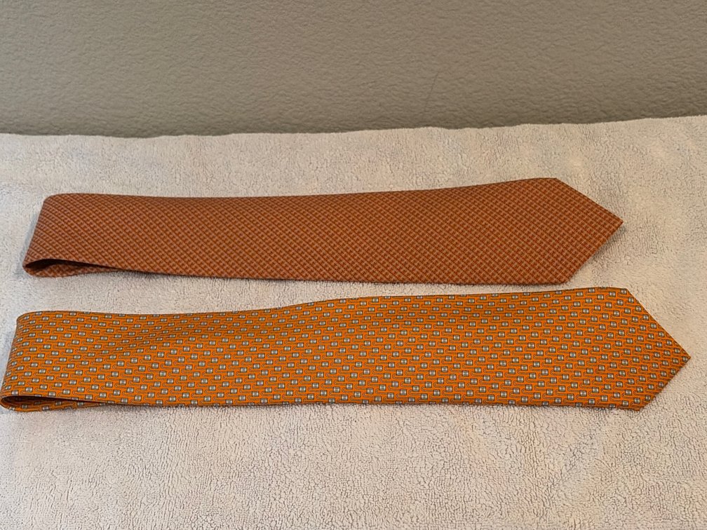 2 Hermes ties