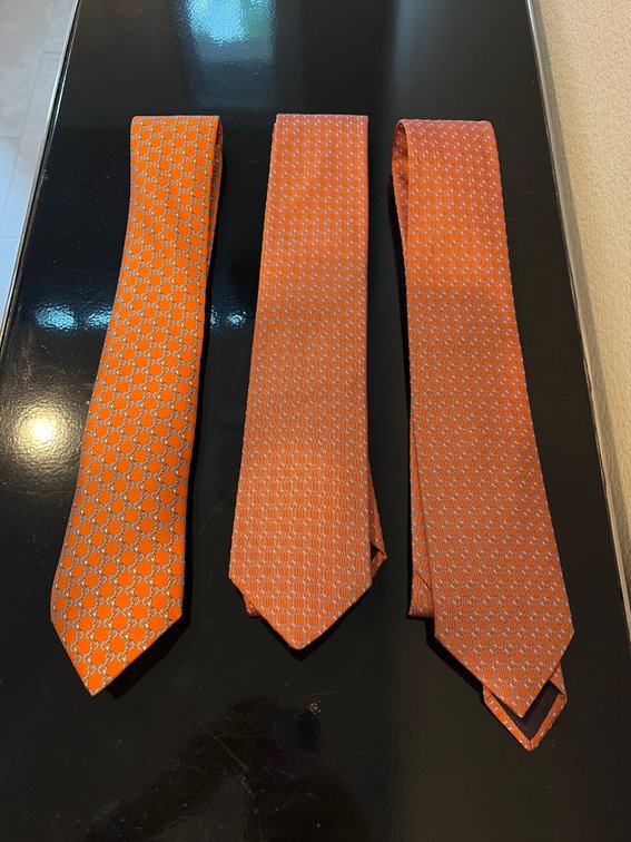 3 Hermes ties