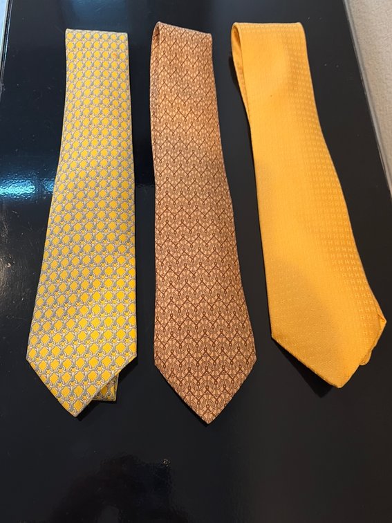 3 Hermes ties