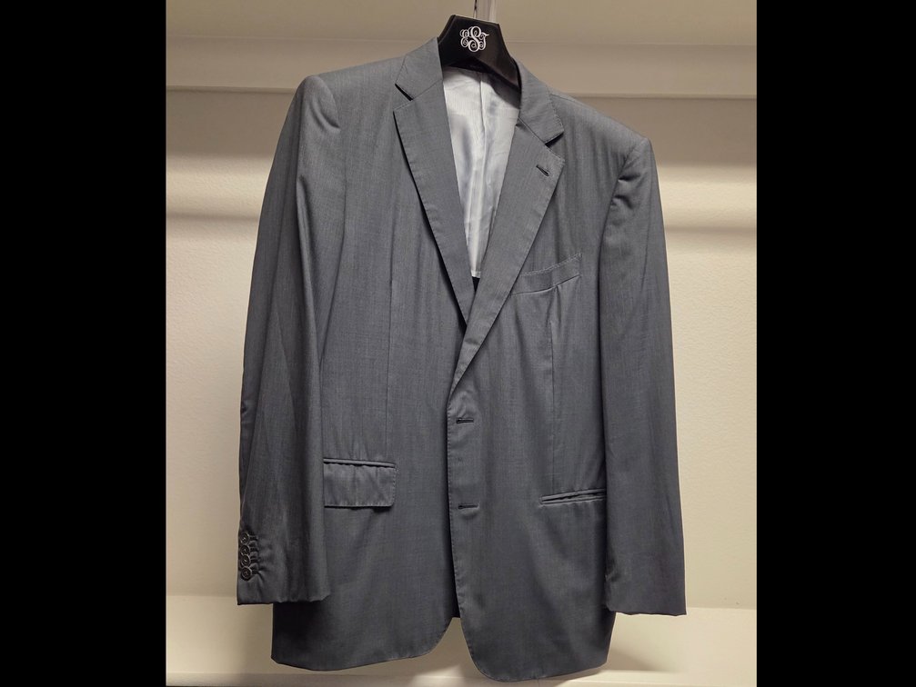 Ermenegildo Zegna 2 button Grey Blazer Italian 44R