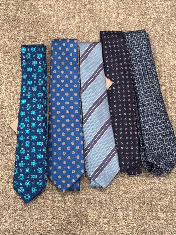 5 Kiton Napoli ties