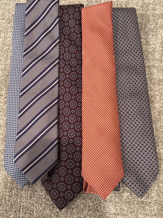 5 Brioni ties