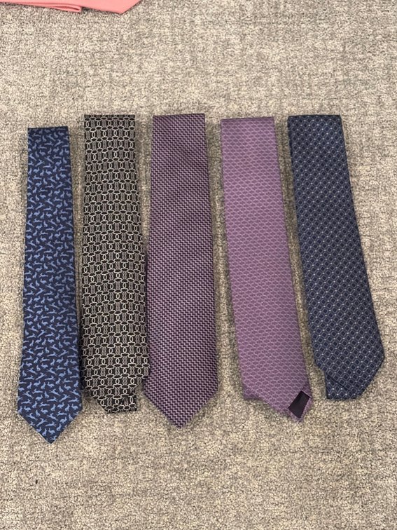 5 Hermes ties