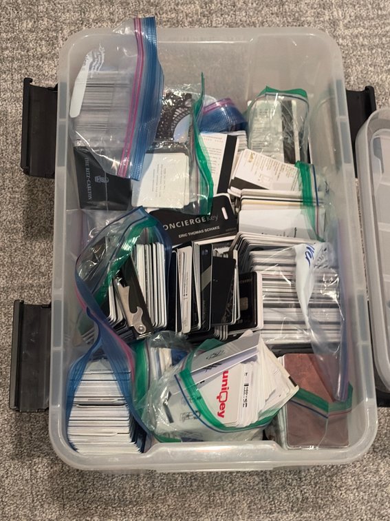Digital room key collection extensive