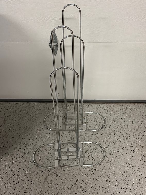 2 Chrome Hanger Stackers
