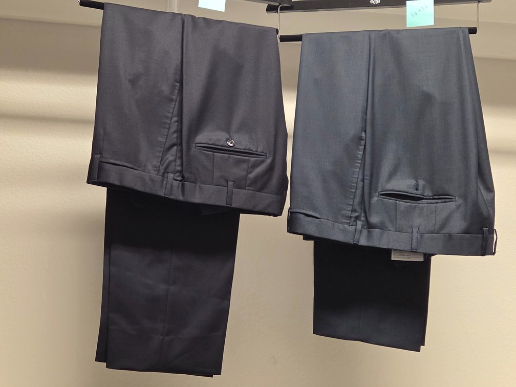 2 pairs 34x32 Ermenegildo Zegna trousers
