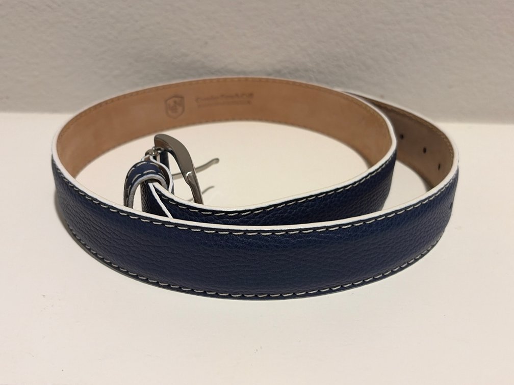 LEN genuine French calf handmade 34 belt