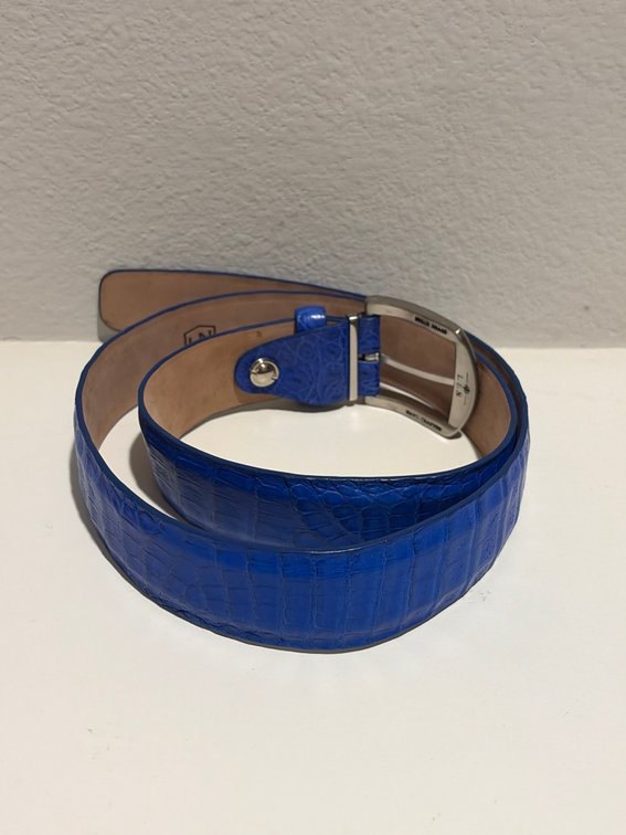 LEN genuine Cayman Blue 34 belt